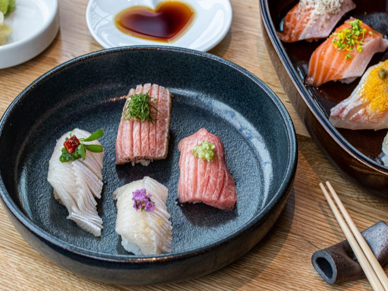 Sushi on the omakase menu at Love, Makoto in Washington, D.C.