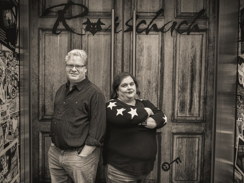 Randy Baker and Jenny McConnell Frederick of Rorschach Theatre