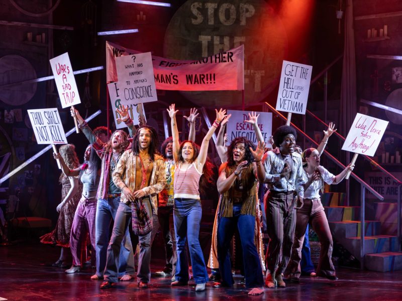 The cast of HAIR