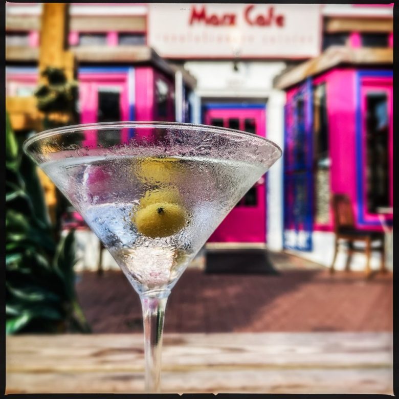 A martini from Marx Cafe in Mount Pleasant