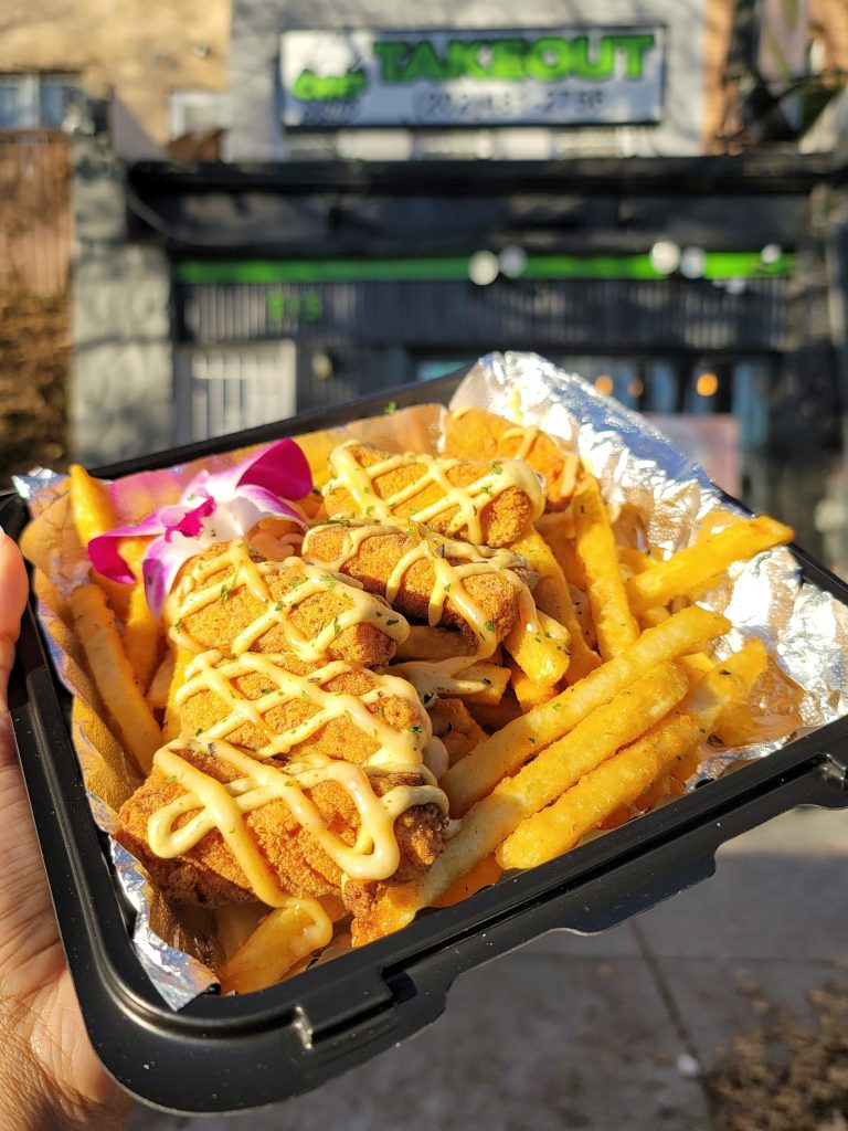 Salmon basket from Chef Skip in Washington, D.C.