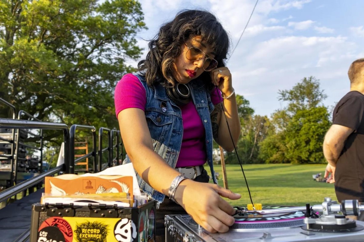 Claudia A. Lawrence, one half of DJ duo Leon City Sounds