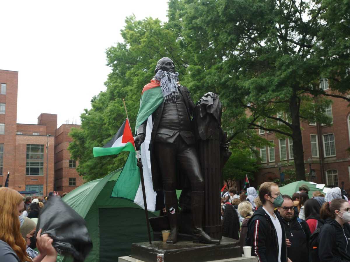 D.C. Area Students Set Up an Anti-Genocide Encampment at George Washington University Yard