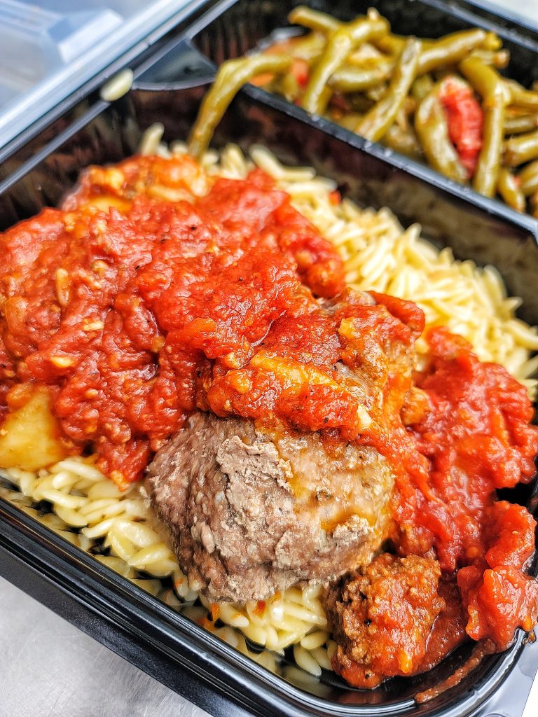 Beef meatballs from Greek Deli in Washington, D.C.