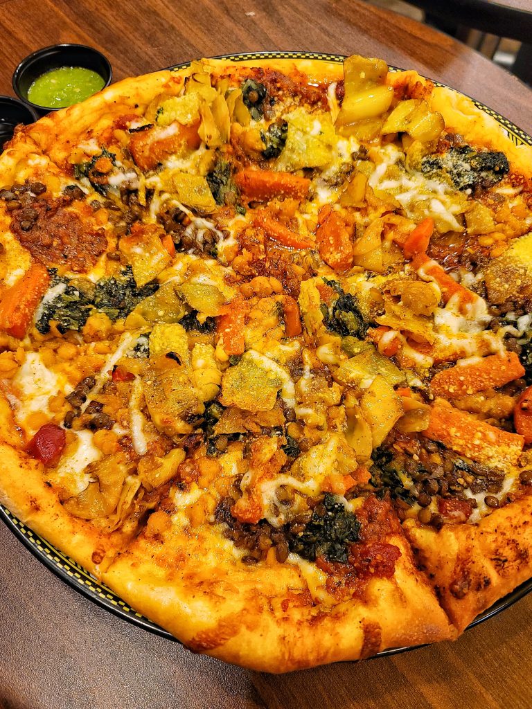 Addis Ababa pizza at Ice N Slice in Washington, D.C.
