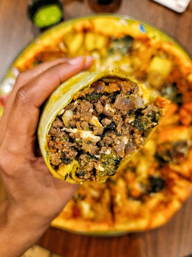 Kitfo Wrap at Ice N Slice in Washington, D.C.