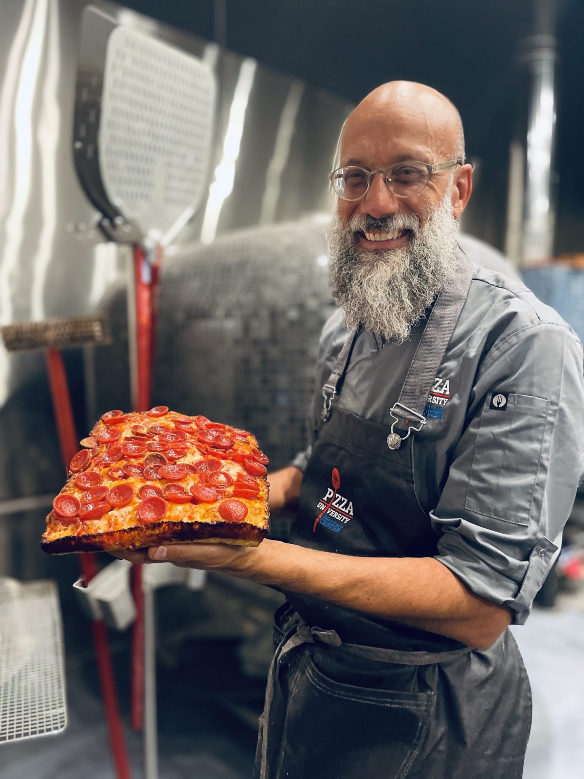 Pizza University instructor Giulio Adriani