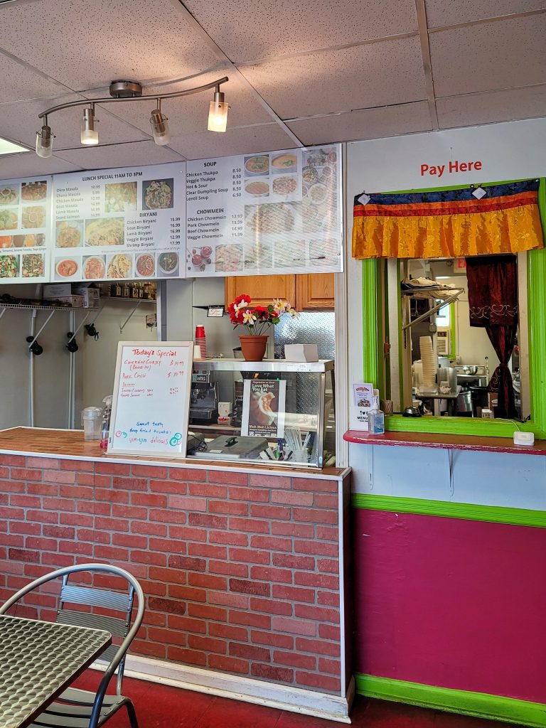 The counter at Moh Moh Licious in Washington, D.C.