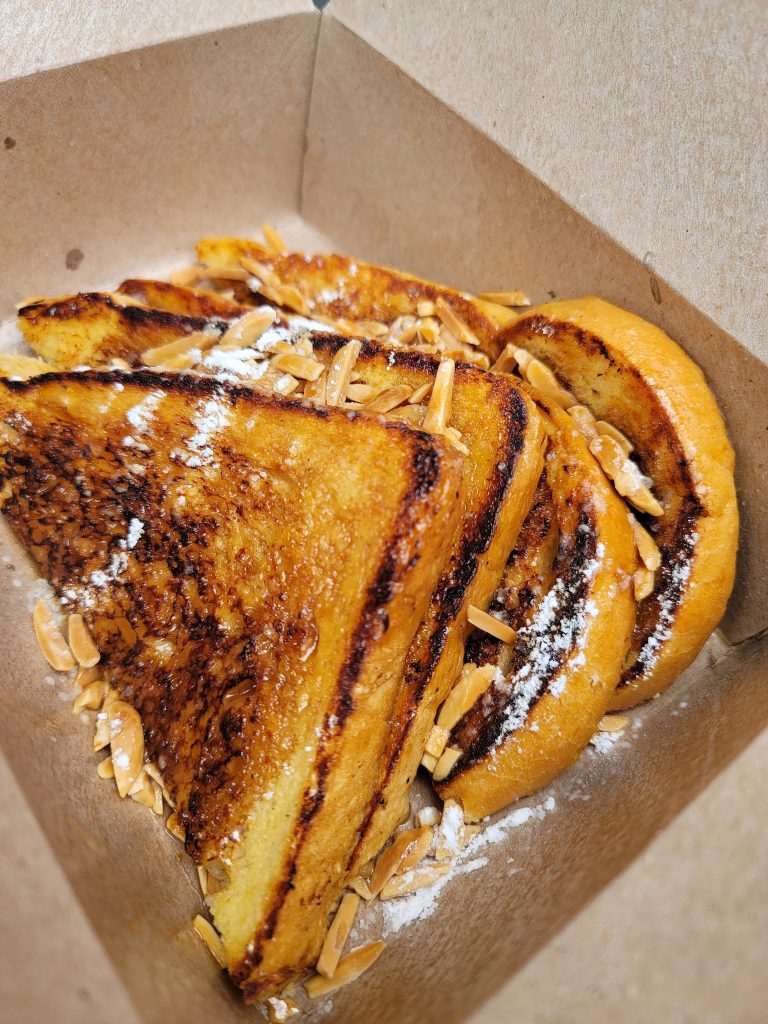 Sincerely Breakfast's almond french toast