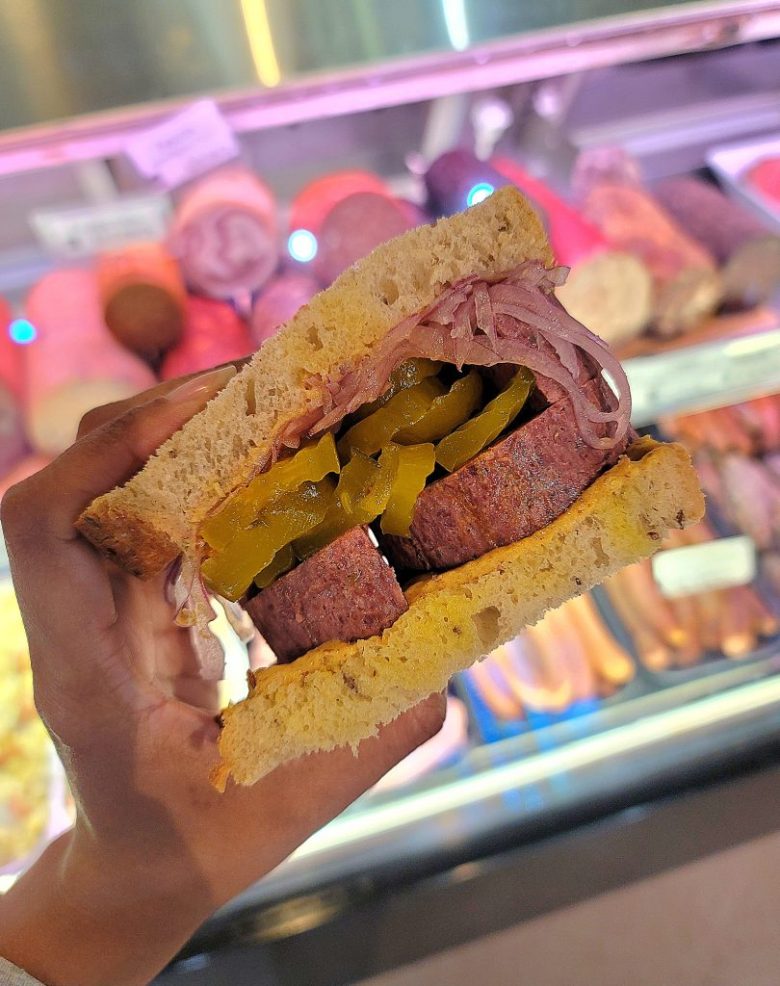 The Braunschweiger sandwich at Stachowski's Market in Washington, D.C.