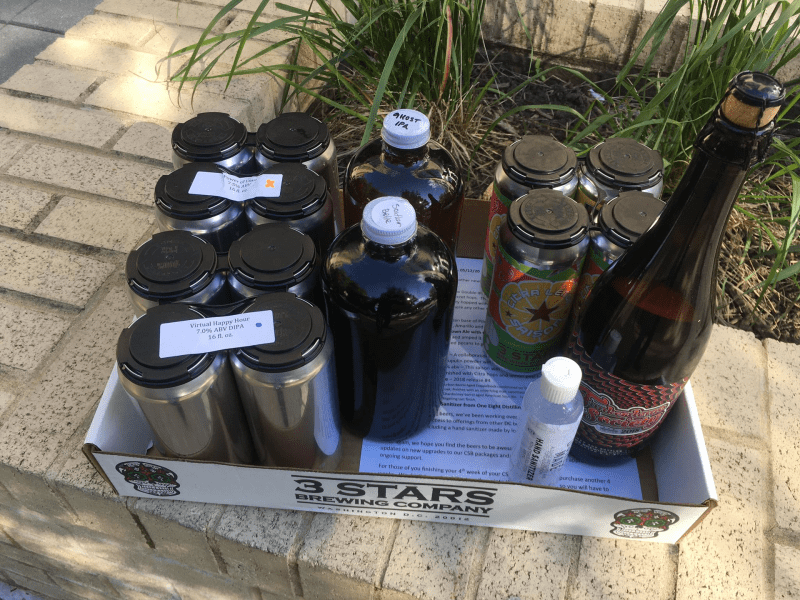 3 Stars beer CSA box beer CSA box