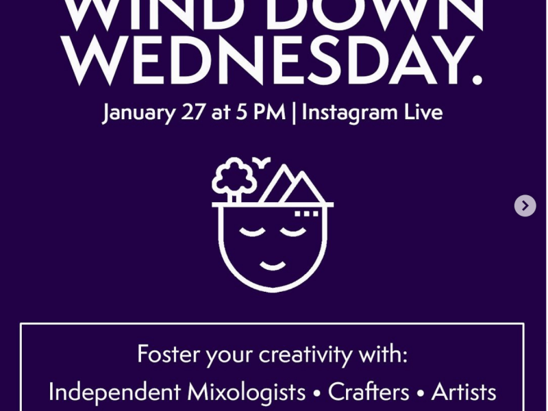 A promotional image for Wind Down Wednesday: Hygge and Home